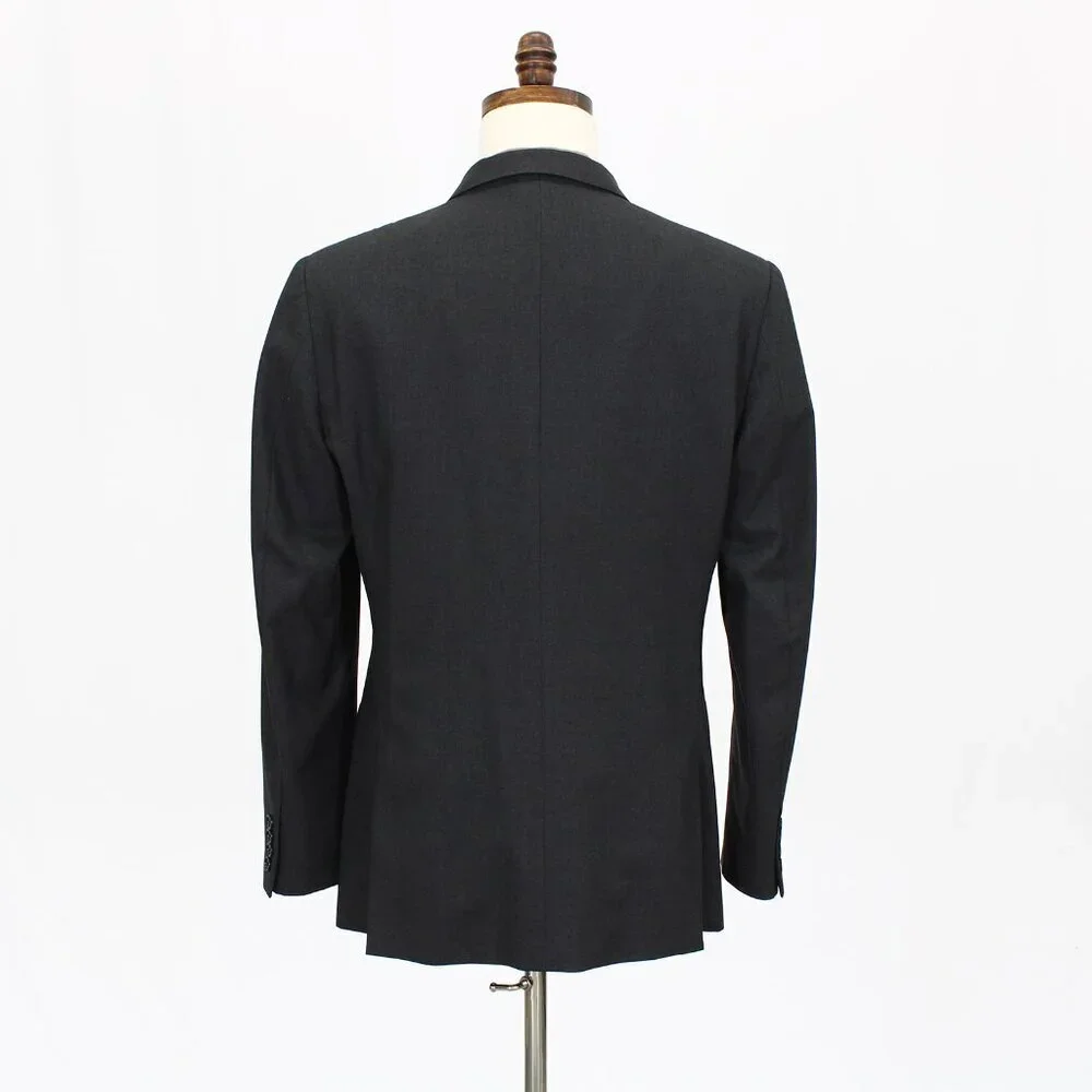 J. Crew Ludlow 40R Gray Solid 2-Button Sport Coat Blazer Jacket G569